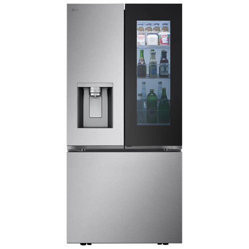 LG 33" 24.5 Cu. Ft. French Door Refrigerator with Water & Ice Dispenser - Stainless Steel