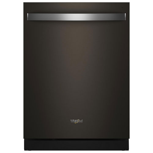 Lave-vaisselle encastrable 24 po 39 dB avec cuve en inox et troisième panier de Whirlpool - Inox noir