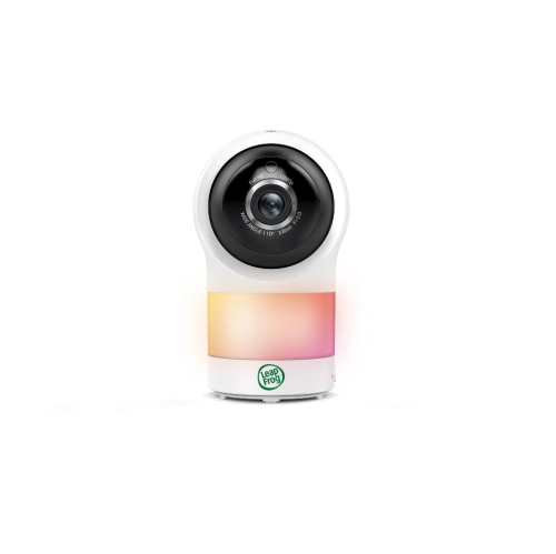 Veilleuse Wi-Fi 1080p Remote Access de LeapFrog pour interphone de surveillance vidéo panoramique et inclinable à 360 degrés, vision nocturne en
