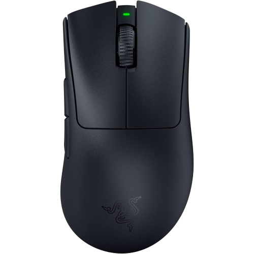 Refurbished - Razer DeathAdder V3 Pro Lightweight Optical Gaming Mouse with 90 Hour Battery - Wireless - Black