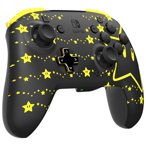 PDP REMATCH Glow Wireless Controller for Switch - Super Star