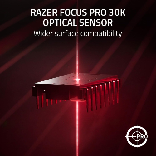 Remis à neuf - Souris de jeu sans fil DeathAdder V3 Pro de Razer&nbsp;: Léger de 63&nbsp;g avec capteur optique Focus Pro 30K et plus encore -