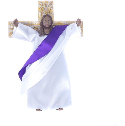 Season's Reason Jesus Christmas Tree Topper - Beautiful Holiday Ornaments for Rustic and Traditional Trees and Tabletop - All-Season Decoration