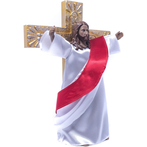 Season's Reason Jesus Christmas Tree Topper - Beautiful Holiday Ornaments for Rustic and Traditional Trees and Tabletop - All-Season Decoration