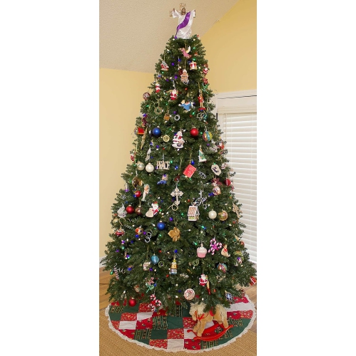 Season's Reason Jesus Christmas Tree Topper - Beautiful Holiday Ornaments for Rustic and Traditional Trees and Tabletop - All-Season Decoration