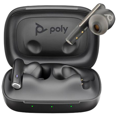 HP Poly In-Ear Noise Cancelling True Wireless Earbuds - Carbon Black
