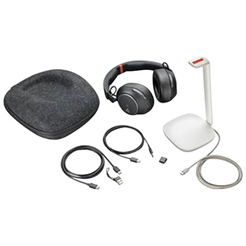 HP Poly Voyager Surround 85 UC Over-Ear Noise Cancelling Bluetooth Headset - Black