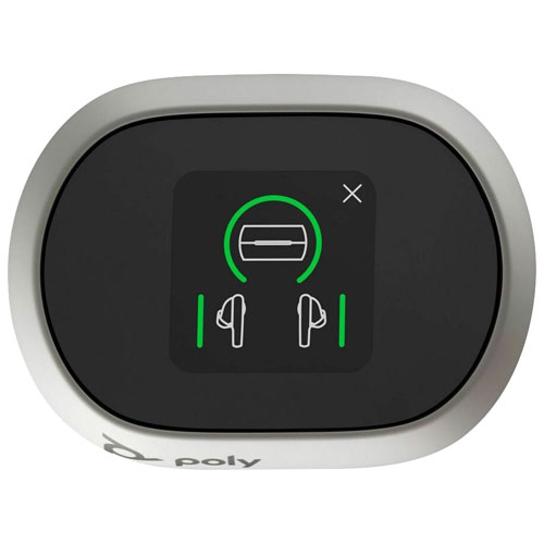 Écouteurs boutons intra-auriculaires 100 % sans fil à suppression du bruit Poly de HP - Sable blanc