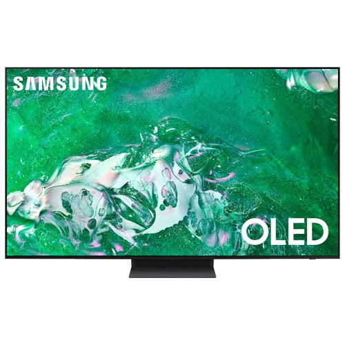 Téléviseur intelligent Tizen HDR OLED UHD 4K de 55&nbsp;po de Samsung - 2024 - Noir graphite * C.-B./Alb./Sask./Man. SEULEMENT *