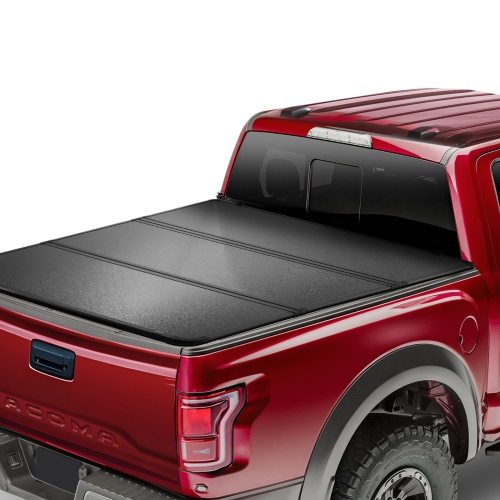 VEVOR Tri-Fold Truck Bed Tonneau Cover, Compatible with 2016-2023 Toyota Tacoma, 5' Bed, Only Fit 5.0' x 4.6' (60.5" x 55.0") Inside Bed, 400 lbs