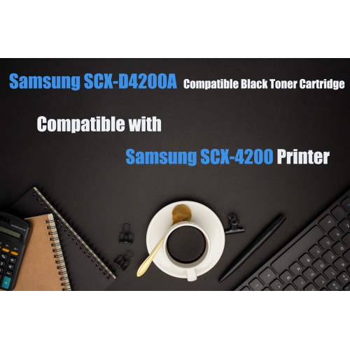 Ultra Toner® Compatible Replacement for Samsung SCX-D4200A scx 4200 SCX4200 SCX-4200 Toner Black Toner Cartridge for Samsung SCX-4200 Printer scx 4200