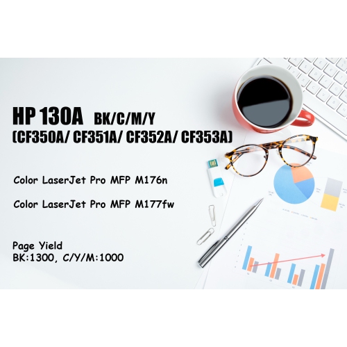 Remplacement compatible Ultra Toner® pour HP 130&nbsp;A 353&nbsp;A pour HP Color LaserJet Pro MFP M176n M177fw