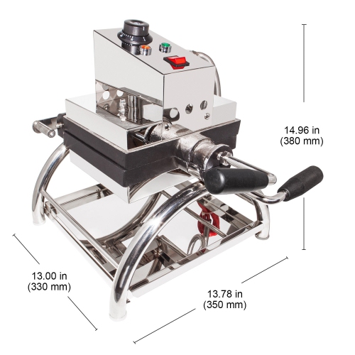 AP-31 Belgian Waffle Maker Thick | Rotating Belgian Waffle Iron | 2 Rectangular Pcs | 110V