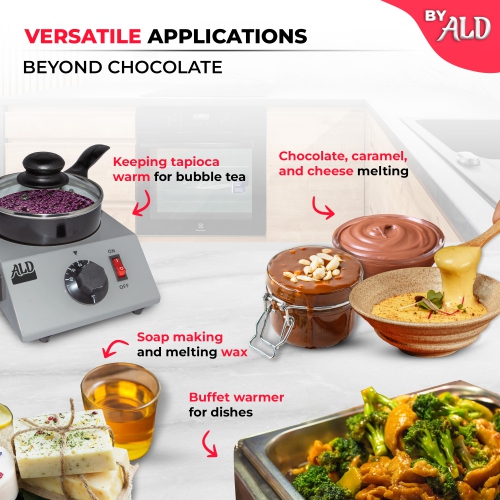 AR-D20049 Machine à fondre le chocolat | Pot à tempérament professionnel | Fondue électrique | 110 V