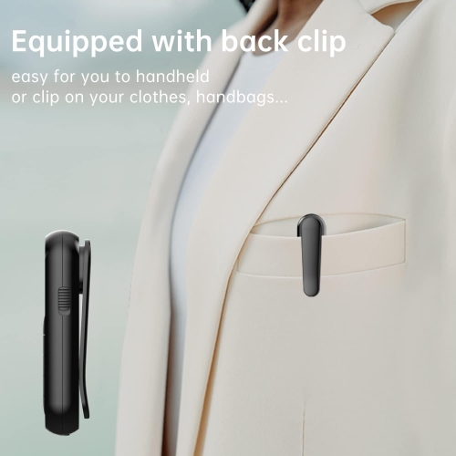 FM Radio, Rechargeable Portable Transistor Radio, Best Reception, Digital Tuning LCD with Backlight, Stereo, Running, Hiking Belt Clip