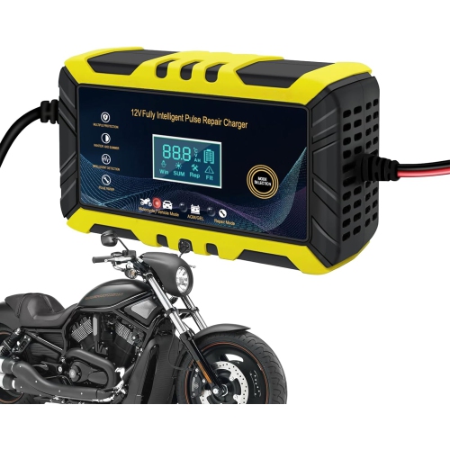 Car Battery Charger - Energy Saving Battery Maintainer | Automatic Battery Charger with Safety Protection