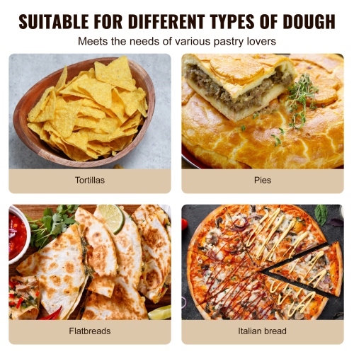 VEVOR 8 Inch Tortilla Press, Tortilla and Roti Maker, Cast Iron Heavy Duty Tortilladora Press, Pre-Seasoned Pataconera Maker with 100 Pcs Parchment