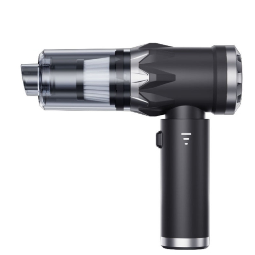 Portable wireless car vacuum cleaner, high power, strong suction, handheld vacuum cleaner, car supplies - silver and black