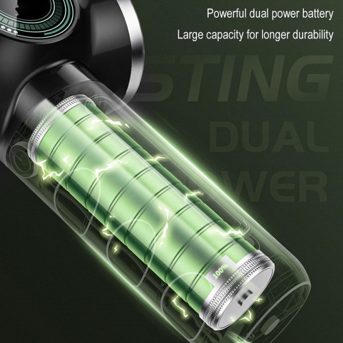 Vacuum cleaner wireless portable dust collector car household large suction handheld mini power display - green