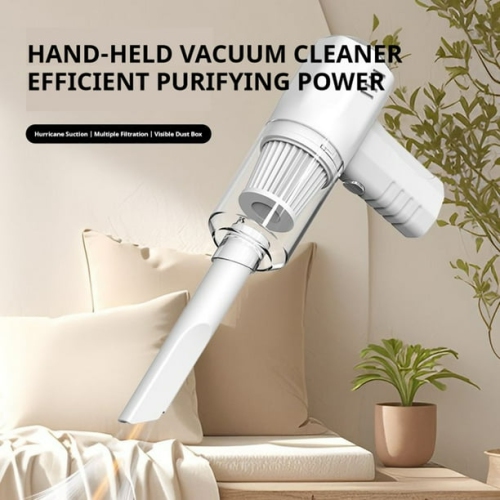 Household small rechargeable high-power car handheld vacuum cleaner suction and blowing dual-purpose large suction power wireless car vacuum cleaner
