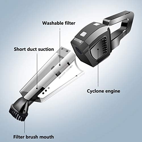 Aspirateur de voiture portatif sans fil ultra-puissant 12&nbsp;V allume-cigare 120&nbsp;W ultra-puissant Aspirateur de voiture