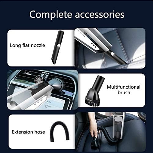 Aspirateur de voiture portatif sans fil ultra-puissant 12&nbsp;V allume-cigare 120&nbsp;W ultra-puissant Aspirateur de voiture