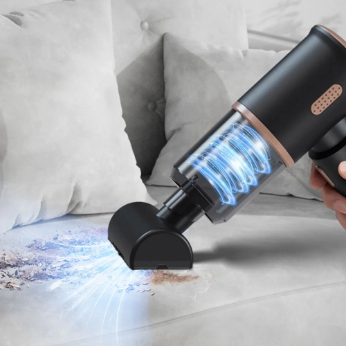 Blowing and suction integrated car vacuum cleaner, home and car dual-purpose mini dust collector, strong suction power, wireless handheld portable