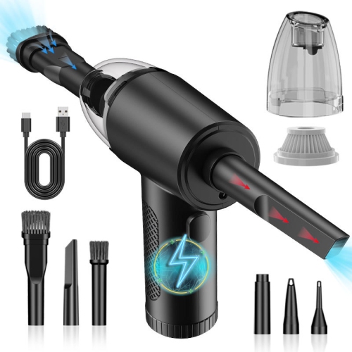 Collecteur de poussière portatif Grande capacité Aspirateur de voiture sans fil multifonctionnel compact et portatif