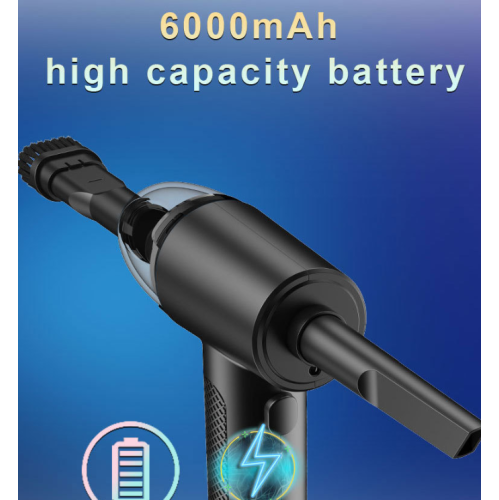 Collecteur de poussière portatif Grande capacité Aspirateur de voiture sans fil multifonctionnel compact et portatif