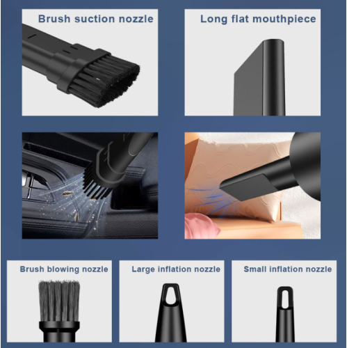 Collecteur de poussière portatif Grande capacité Aspirateur de voiture sans fil multifonctionnel compact et portatif