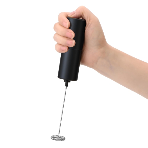 Electric Milk Frother - Mini Powerful Egg Beater, Suitable for Coffee, Protein Shakes, Non-Dairy Milk, Compact and Durable, One-Touch Operation,