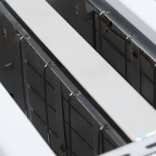 Compact 2-slice toaster – 6 toasting modes, anti-jam safety device, reheat/cancel button – easy-to-clean design, perfect for small spaces and perfect