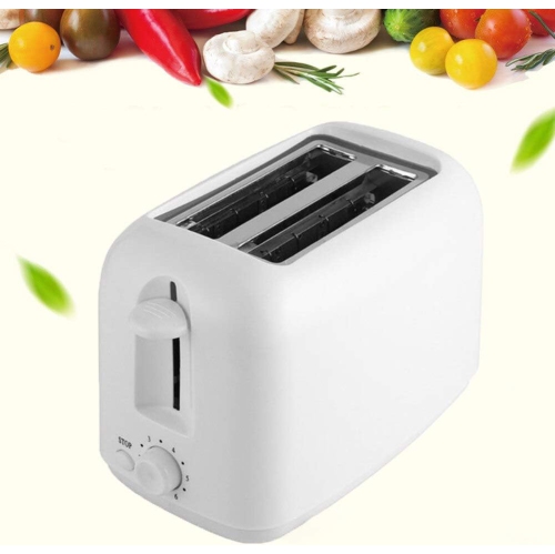 2-Slice Toaster with Adjustable Browning Control – Dual Slots, Cancel Function & Non-Slip Feet – Compact for Dorms, RVs & Small Kitchens