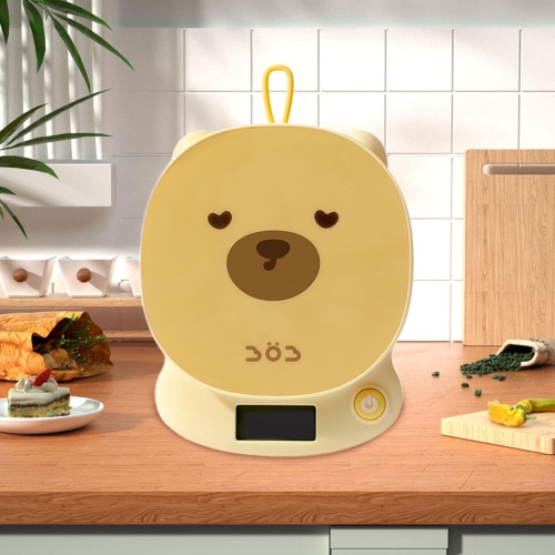 1 gram precision digital kitchen scale - baking, coffee and baby food scale with tare function, non-slip base and hook - with LCD display, mini and