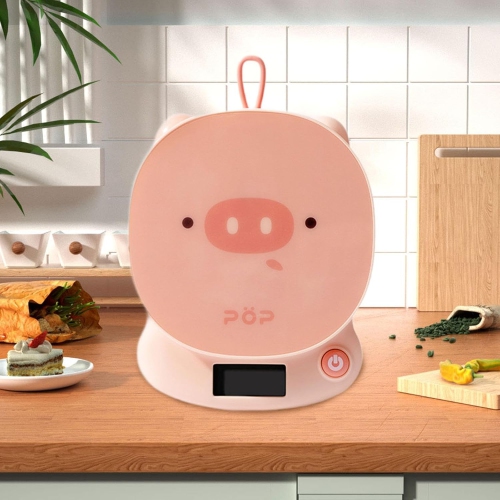 1 gram precision digital kitchen scale - baking, coffee and baby food scale with tare function, non-slip base and hook - with LCD display, mini and