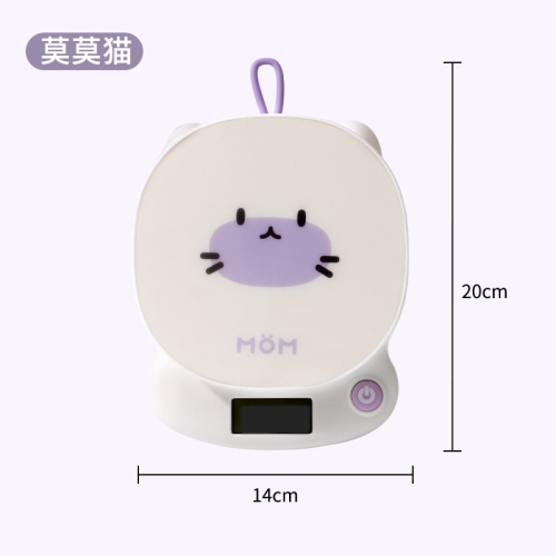 1 gram precision digital kitchen scale - baking, coffee and baby food scale with tare function, non-slip base and hook - with LCD display, mini and