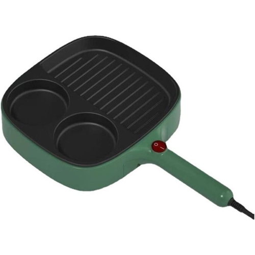 Multifunctional cooking pot - perfect for breakfast and grilling - ergonomic handles for beginners to hold comfortably and with quick-clean non-stick