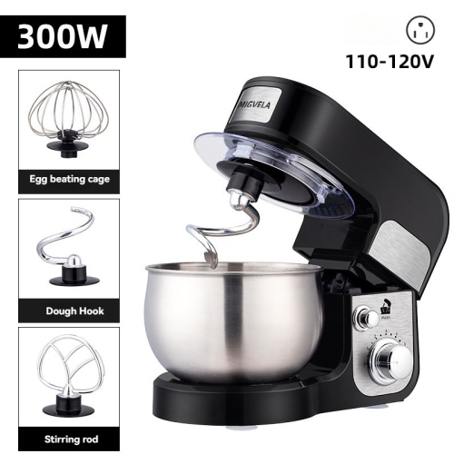 3L small fully automatic table mixer, large capacity, multi-purpose, 360-degree vertical stirring, head up power off protection, suitable for