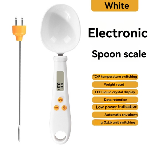 500g/0.1g electronic measuring spoon scale – high-precision kitchen baking scale, suitable for coffee, milk powder, flour, LCD display with