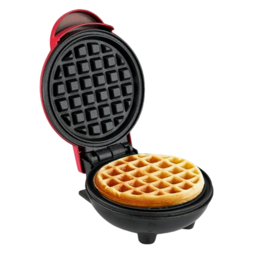 Mini waffle maker – multifunctional, fast heating, versatile cooking functions, non-stick surface, easy to clean, ideal for the family