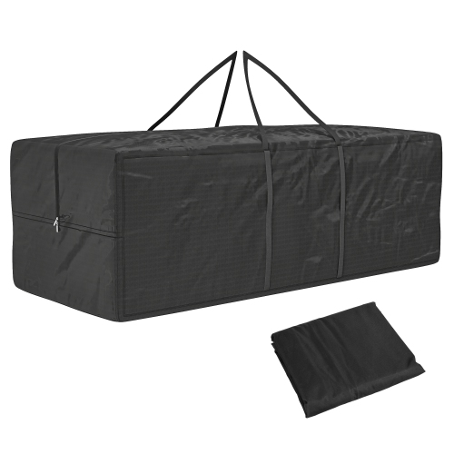 Image 1 de 9.. Outsunny 840 L Outdoor Patio Cushion Storage Bag, UPF30+, Waterproof 600D Oxford Heavy Duty Garden Furniture Storage Bag with Zippers and Carrying