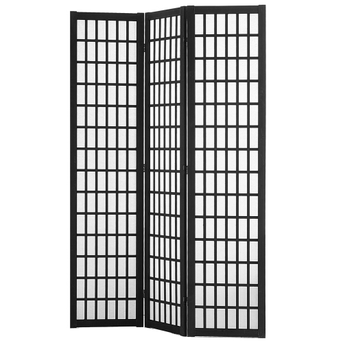 VEVOR 3 Panel Room Divider, Japanese Room Divider, Wood Folding Privacy Screen Indoor, Japanese Partition Dividers Portable Decoration Screens, for