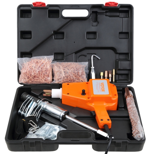 VEVOR 110V Stud Welding Set, 5500 Dent Fixing Kit, 800VA Spot Welding Tool, Stud Welding Equipment, Stud Gun for Pulling Dents with Full Accessory