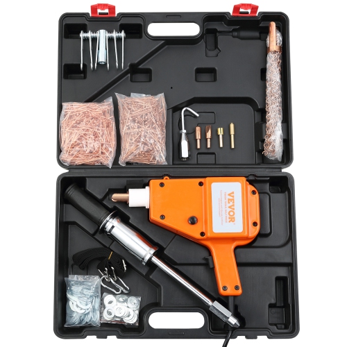 VEVOR 110V Stud Welding Set, 5500 Dent Fixing Kit, 800VA Spot Welding Tool, Stud Welding Equipment, Stud Gun for Pulling Dents with Full Accessory