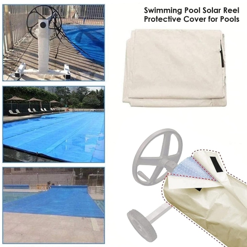 Housse de piscine en tissu étanche, housse de protection pour piscine intérieure extérieure, 490 96&nbsp;cm