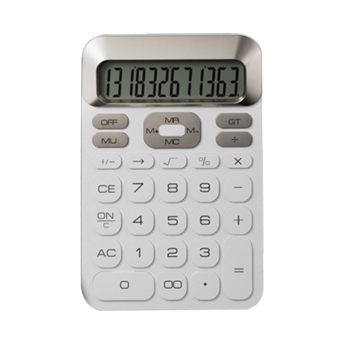 Desk Calculator, Basic Calculator for School, Cute Calculator, Small Portable Scientific Calculator for Students, 12 Digit Mini Plastic Non-slip