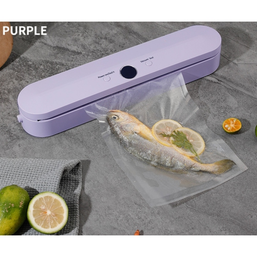 Purple Portable Wireless Vacuum Sealer - 1500mAh Battery, -62Kpa Strong Suction, ABS Material for Long-Lasting Food Freshness