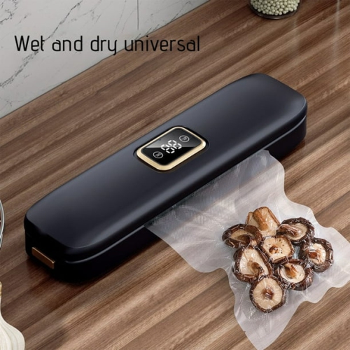Vacuum Packaging Machine - Universal seal for wet and dry foods, easy to clean design, one-touch operation, suitable for all food types, compact and