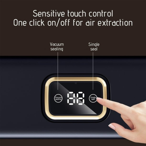 Vacuum Packaging Machine - Universal seal for wet and dry foods, easy to clean design, one-touch operation, suitable for all food types, compact and