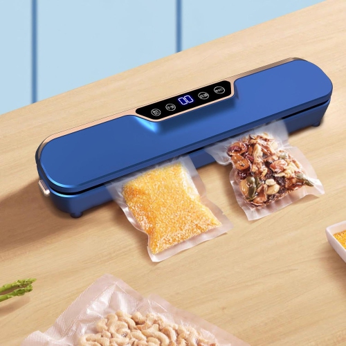 Dual-mode vacuum sealer - extended and widened seal, intelligent one-touch control, wet and dry dual-use, compact and space-saving, multiple functions